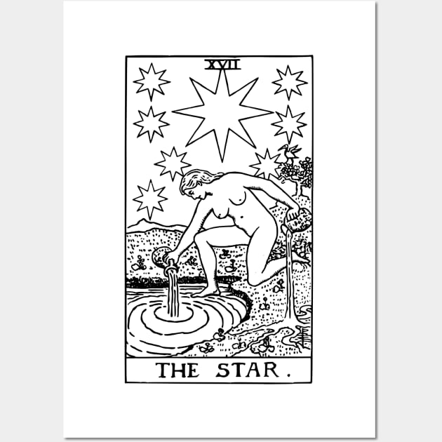 Tarot Card - Star Wall Art by isstgeschichte